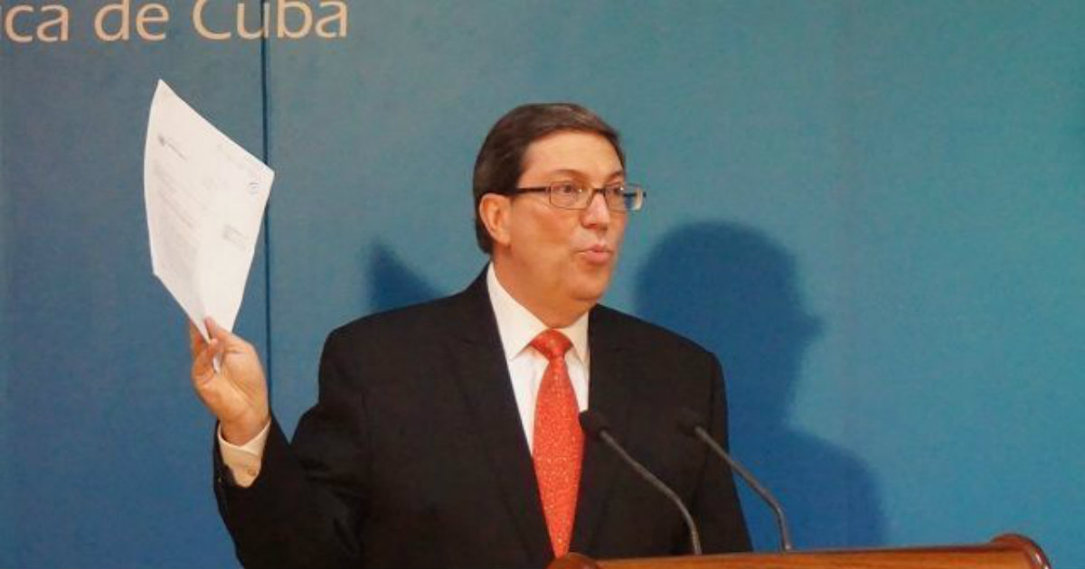 El canciller cubano Bruno Rodríguez en una imagen de archivo © Cubadebate