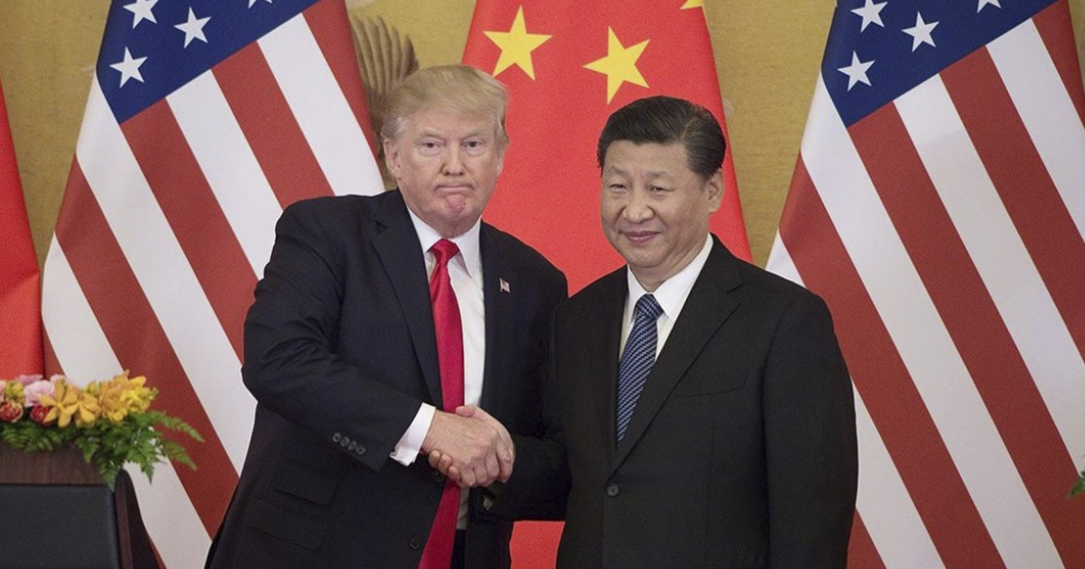 Donald Trump Y Xi Jinping © Twitter / Reporte Ya