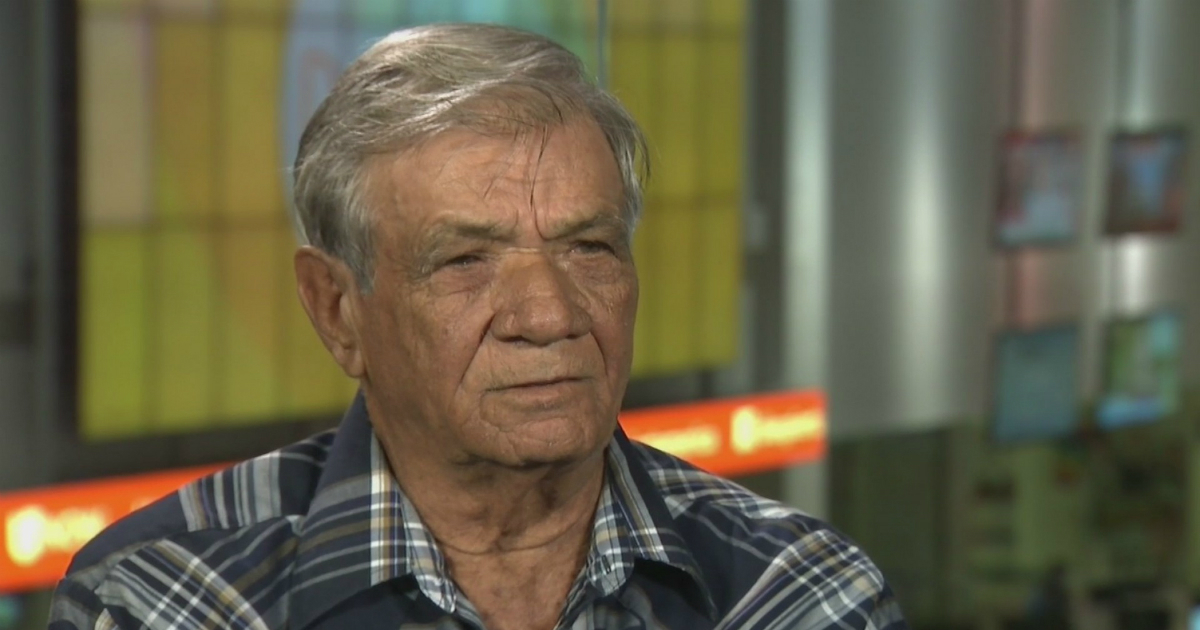 Francisco Verona Santana, un expreso político cubano de 83 años © Captura de video / Univision 