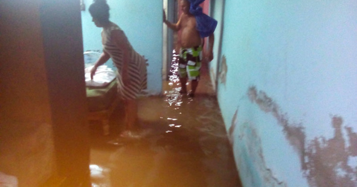 Inundaciones en Las Tunas © Tiempo 21.cu