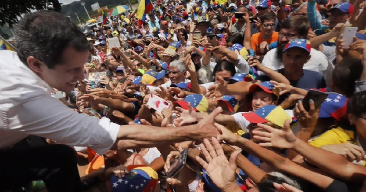 Juan Guaidó y sus seguidores © Juan Guaidó/ Twitter