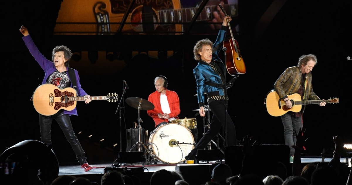 The Rolling Stones, en un concierto © Twitter / The Rolling Stones