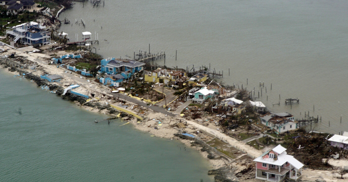 Daños causados en Bahamas por el huracán Dorian © navylive.dodlive.mil