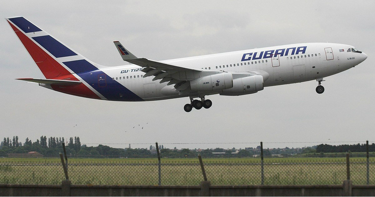 Avión de Cubana de Aviación © Wikimedia