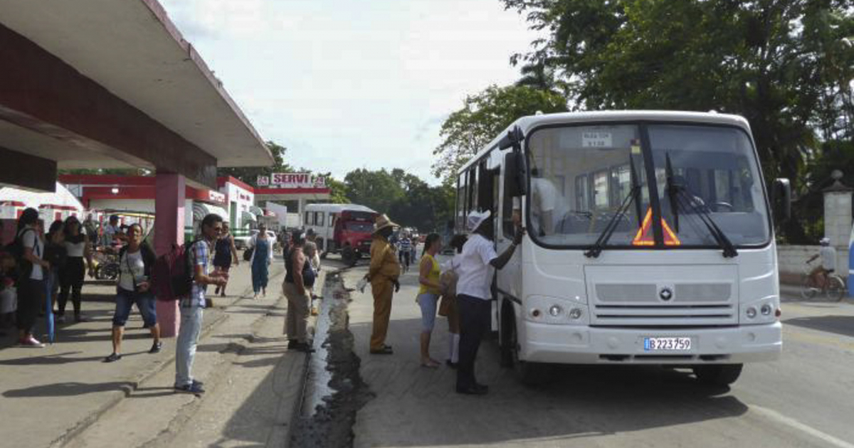 Transporte público de Camagüey hace unas semanas © Granma