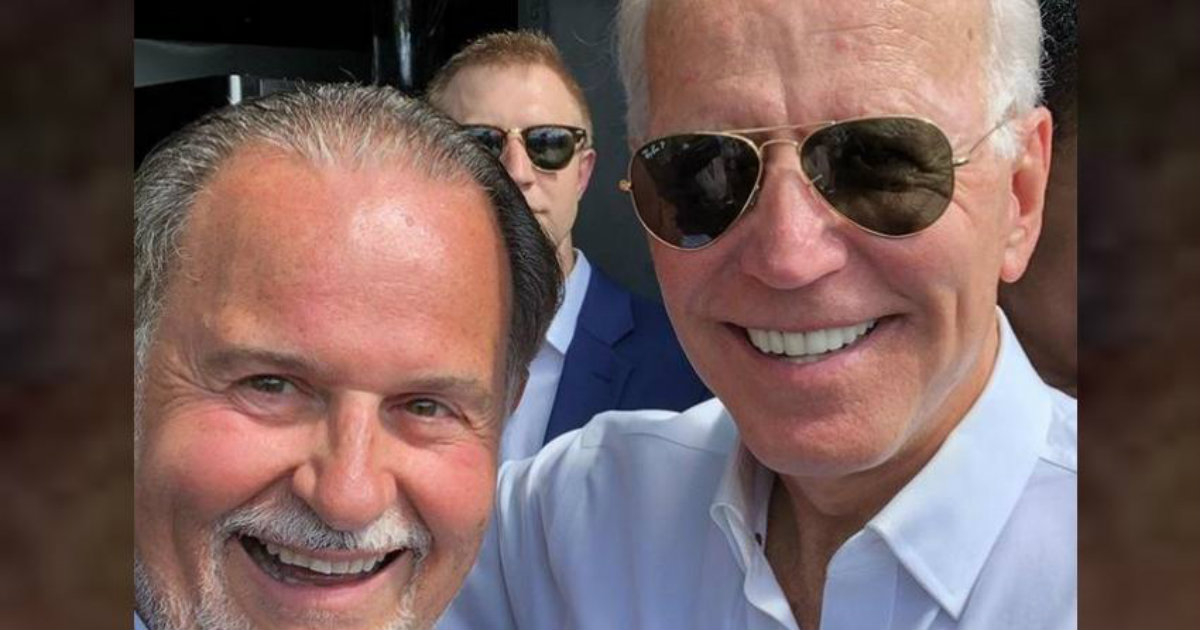 Raúl de Molina y Joe Biden © Instagram/ Raul de Molina