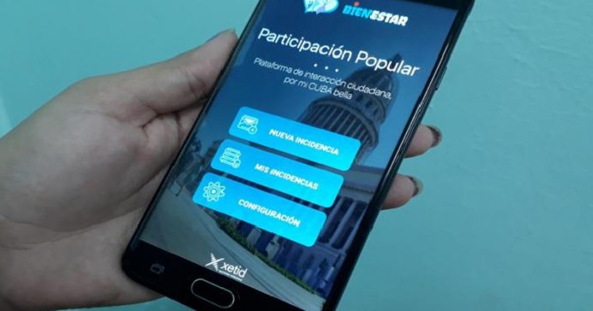 La app cubana para "denunciar online". © Granma