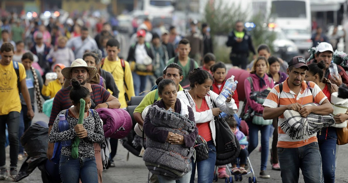 Inmigrantes salvadoreños rumbo a EE.UU. © LF/ Twitter