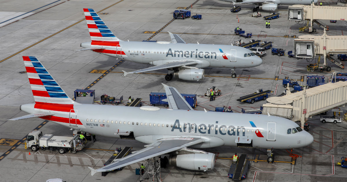 Aviones de American Airlines © Wikimedia