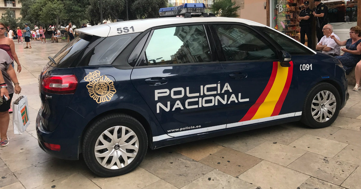 Auto de la policía nacional de España en una imagen de archivo © CiberCuba / Archivo