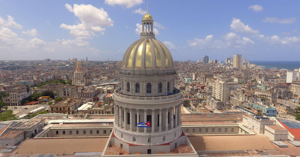 La cúpula dorada del Capitolio de La Habana © Facebook / Naturaleza Secreta