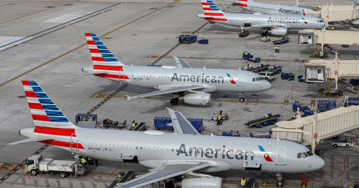 Flota de American Airlines © Wikimedia Commons