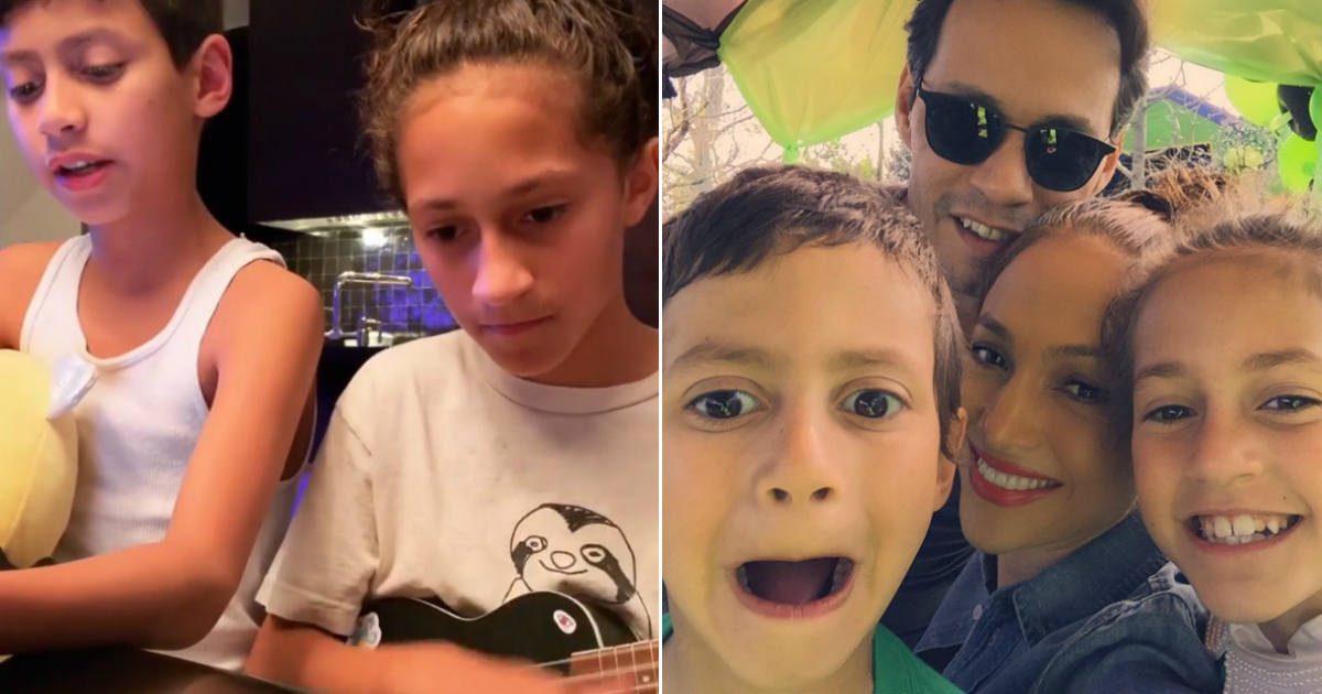 Max y Emme, hijos de Jennifer Lopez y Marc Anthony © Instagram / Jennifer Lopez