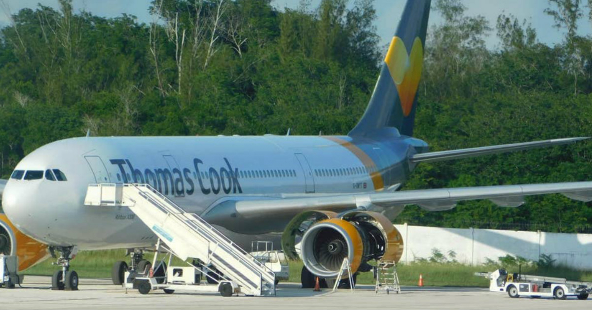 Avión de Thomas Cook © Cnctv.icrt.cu