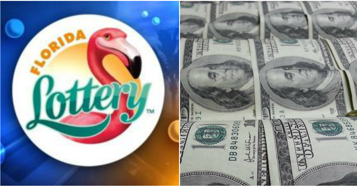 Logo de la Lotería de Florida (i) y Dólares (d) © flalottery.com - Pixabay