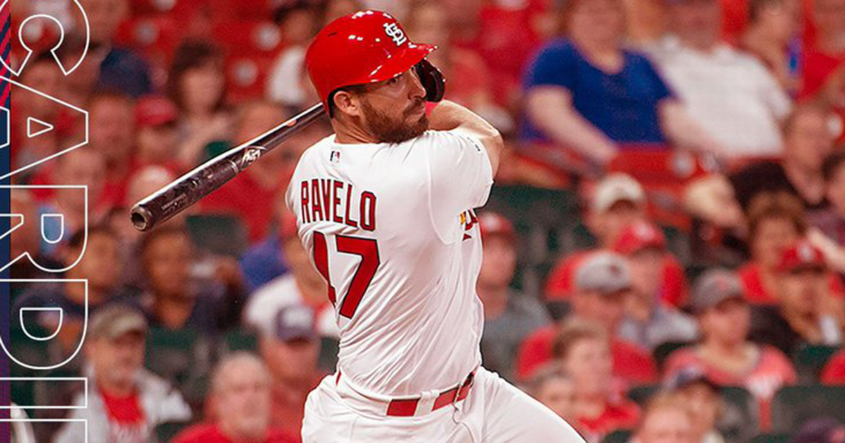 Ravelo le pega fuerte © Twitter/ St. Louis Cardinals