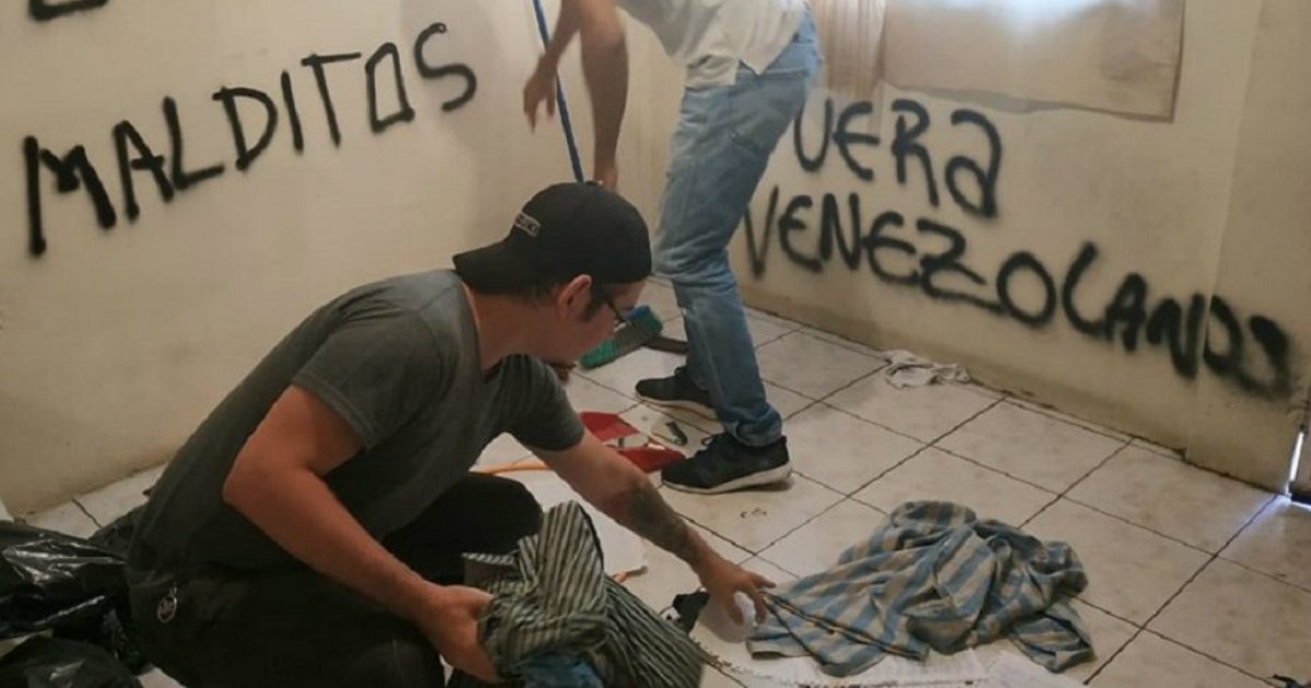 Ataque a venezolanos © Facebook / Albán Jeset Torres Sanchez