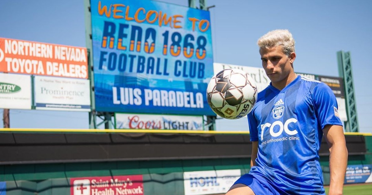 Luis Paradela, from Cuba, signed with Reno 1868 FC