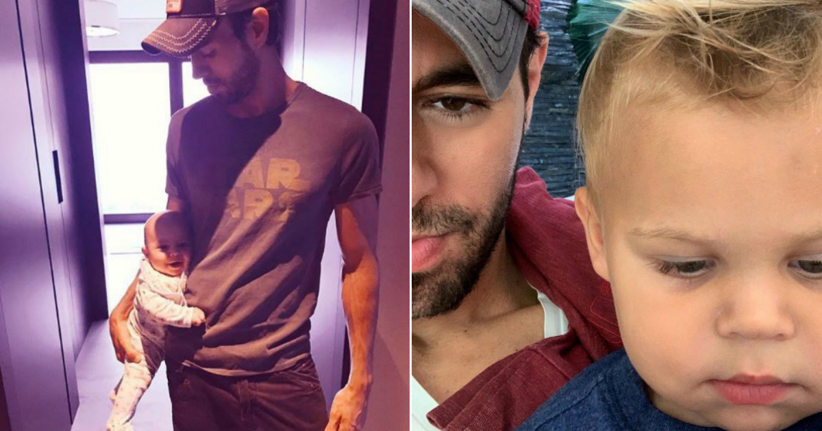 Enrique Iglesias con su hijo Nicholas © Instagram / Enrique Iglesias