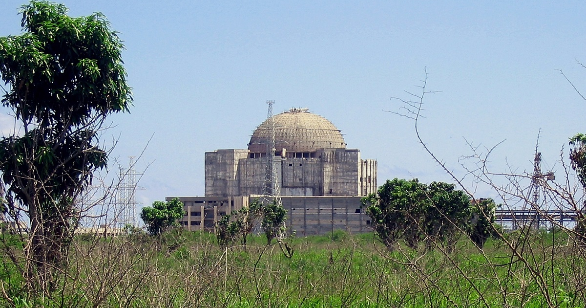 Planta nuclear inconclusa en Juraguá, Cienfuegos © Wikimedia