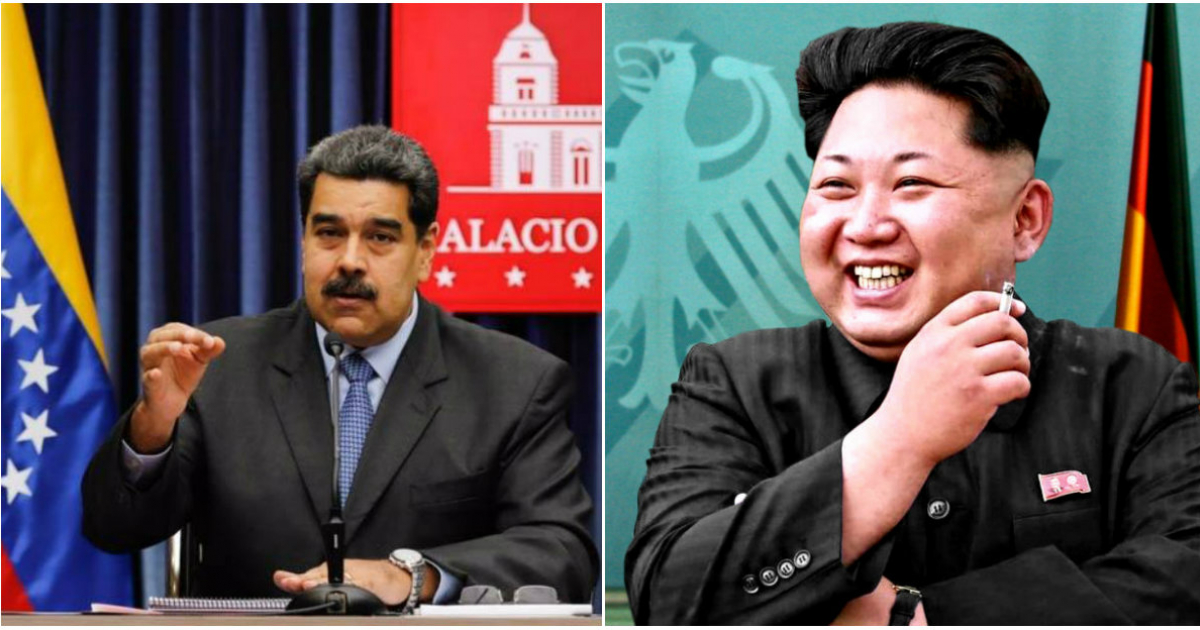 Nicolás Maduro (i) y Kim Jong-un (d) © Twitter/Nicolás Maduro - Flickr/Driver Photographer