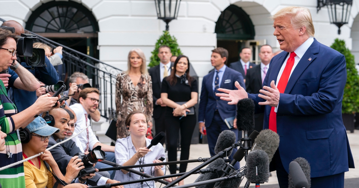 El presidente Donald Trump, ante la prensa en Washington. (imagen de referencia) © Flickr / The White House / Tia Dufour