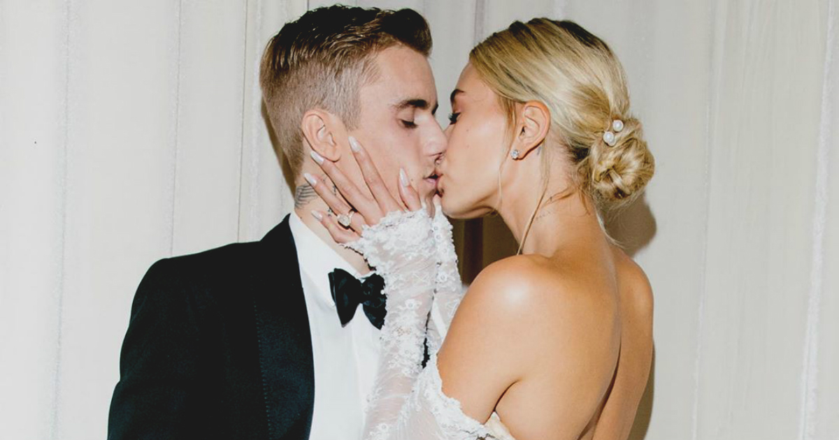 Justin Bieber y Hailey Baldwin en su segunda boda © Instagram / Justin Bieber