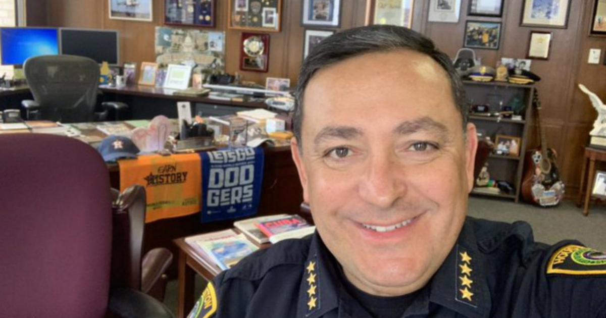 Arturo Acevedo, primer Jede del Departamento de Policía de Houston © Twitter/ Chief Art Acevedo