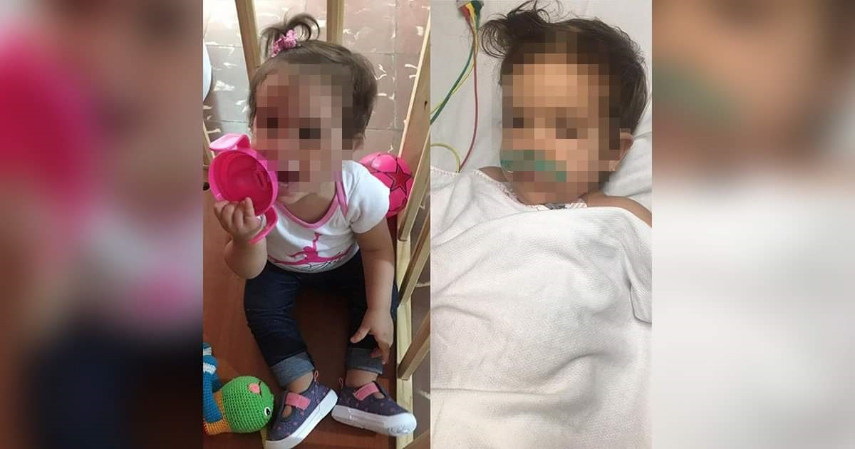 Niña de 1 año fallecida en Cuba, según denuncias, por una vacuna en mal estado © Fotomontaje publicado por su mamá