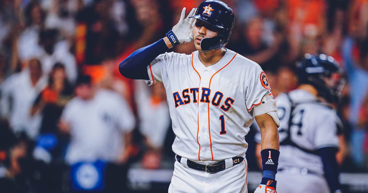 Correa reclama más responsabilidad ofensiva © Twitter/ Houston Astros