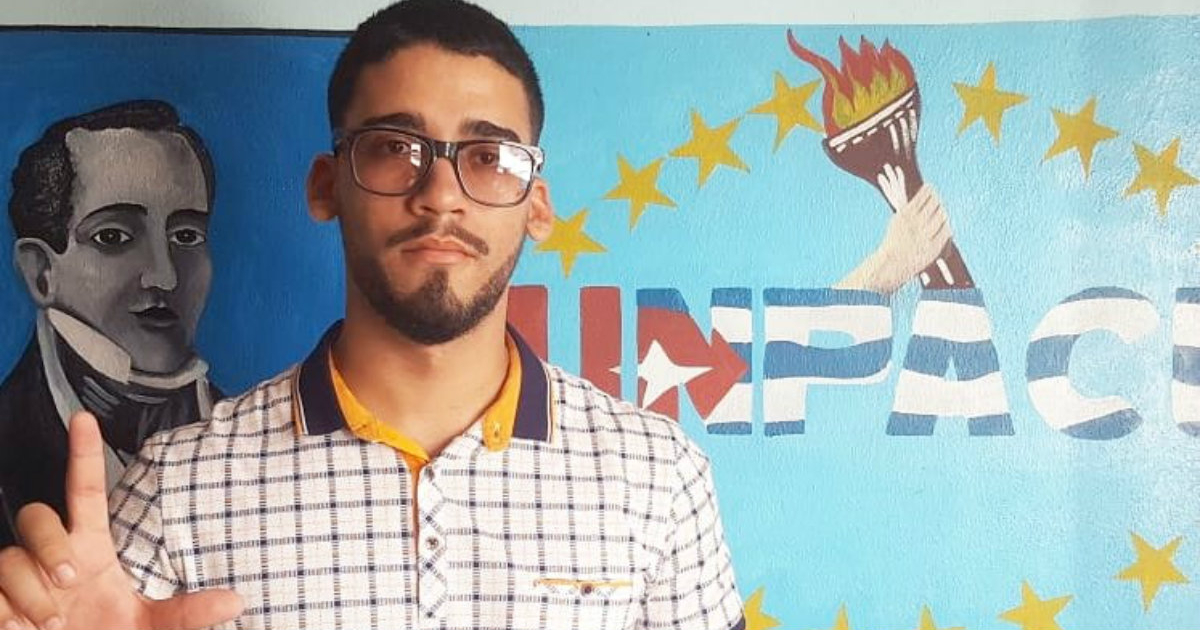 Ernesto Oliva Torres, activista de UNPACU y promotor de Cuba Decide © Facebook / Erneto Oliva