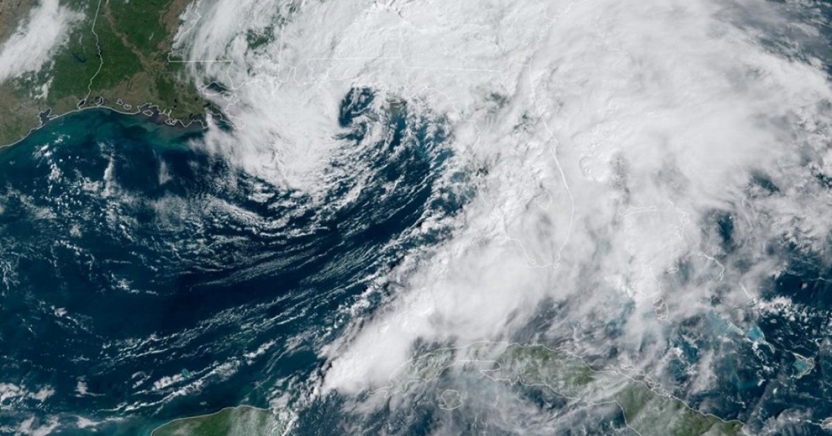 Tormenta tropical Nestor sobre Florida y parte de Cuba © NHC