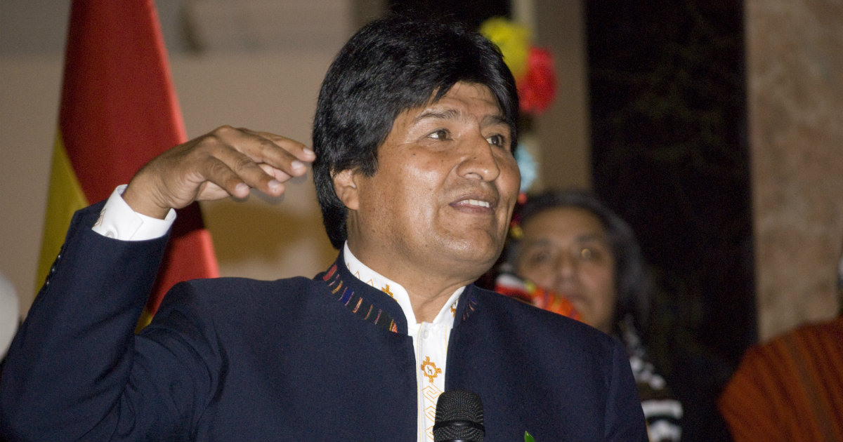 Evo Morales © Flickr/Sebastian Baryli