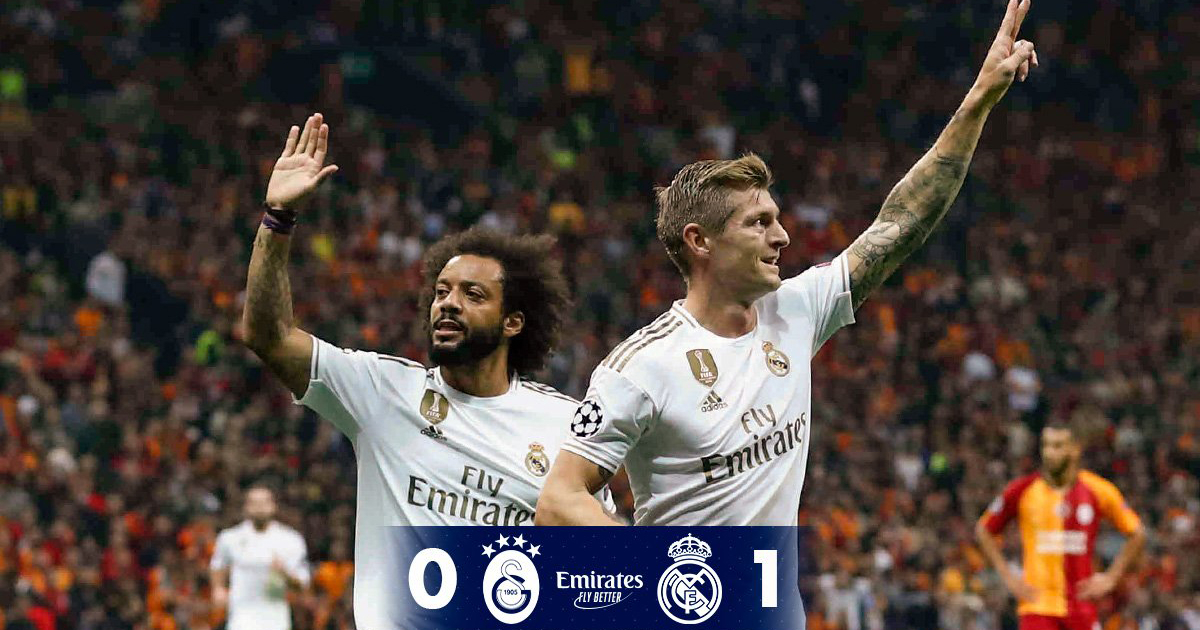 Kroos (derecha) junto a Marcelo. © Real Madrid CF/Twitter.