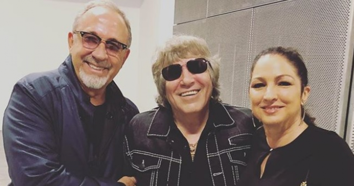 José Feliciano junto a Gloria y Emilio Estefan. © Instagram del artista 