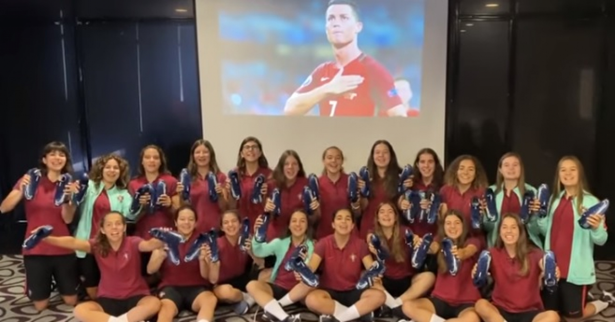 Equipo femenino portugués Sub17 © Federação Portuguesa de Futebol
