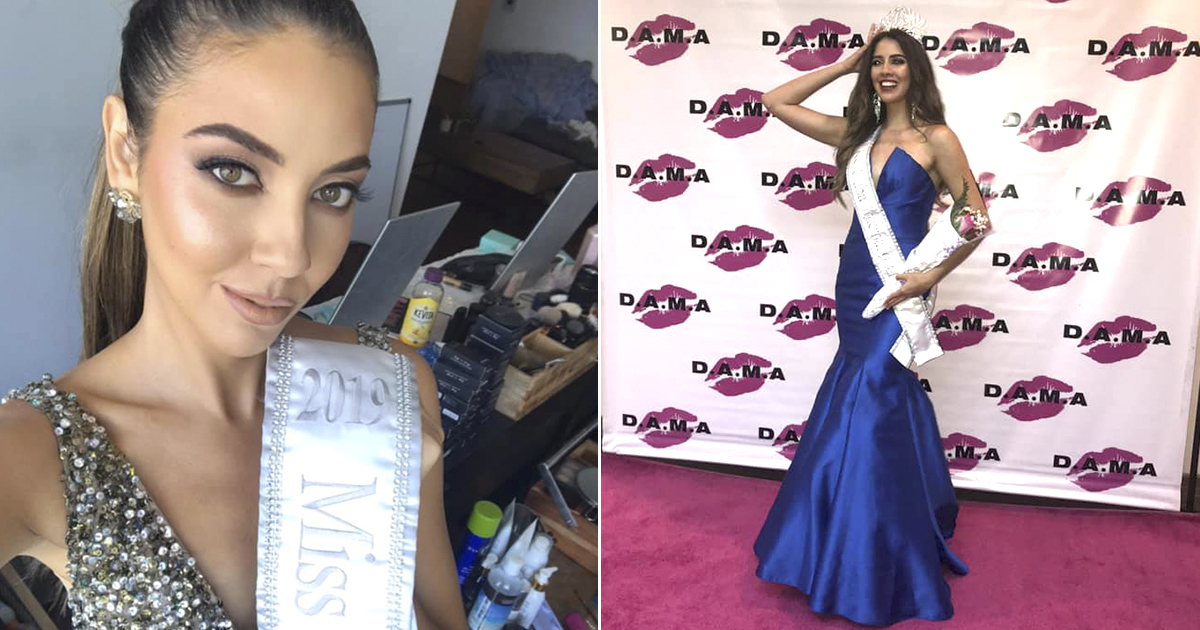 Lia Álvarez, ganadora de Miss Cuba Internacional 2019 © Facebook / Lia Álvarez