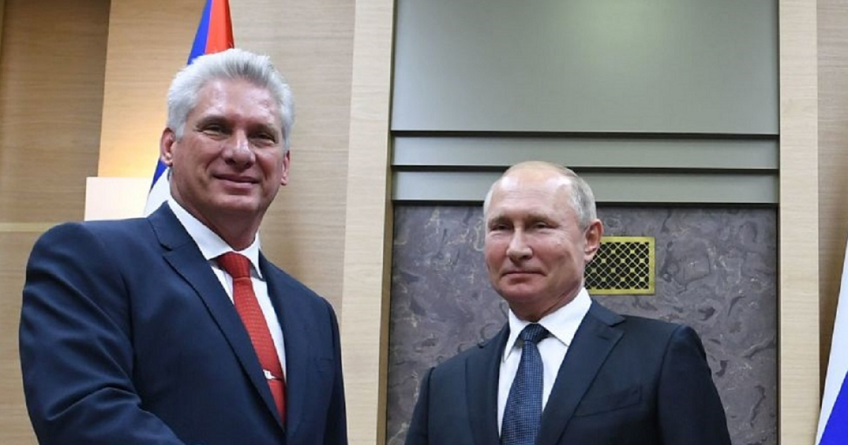 Díaz-Canel y Vladímir Putin © Sputnik / Alexandr Vilf
