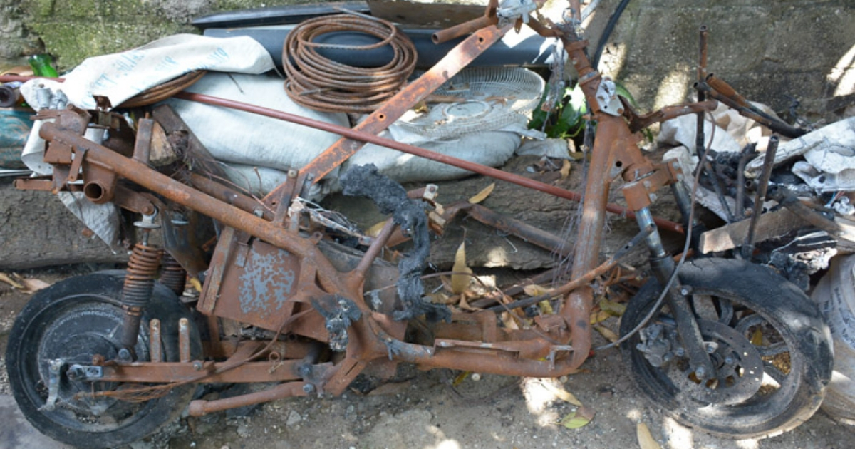 Moto eléctrica que explotó en Camagüey. (imagen de referencia) © Adelante / Alejandro Rodríguez Leiva