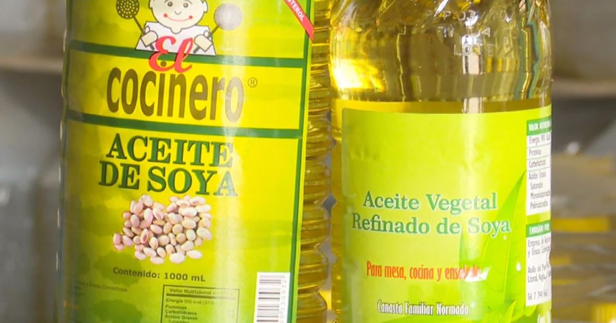 Aceite El Cocinero (imagen de referencia). © Captura de pantalla de YouTube / Canal Caribe