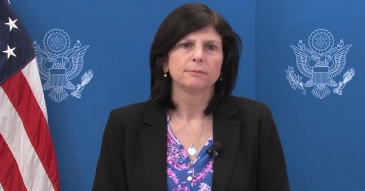 Mara Tekach, encargada de Negocios de la Embajada de Estados Unidos en Cuba. © Screenshot/Youtube