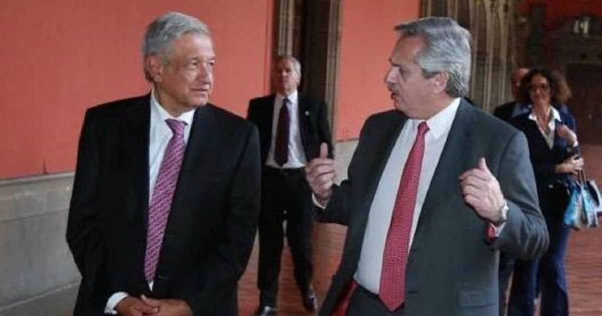 Andrés Manuel López Obrador y Alberto Fernández © Alberto Fernández/Twitter