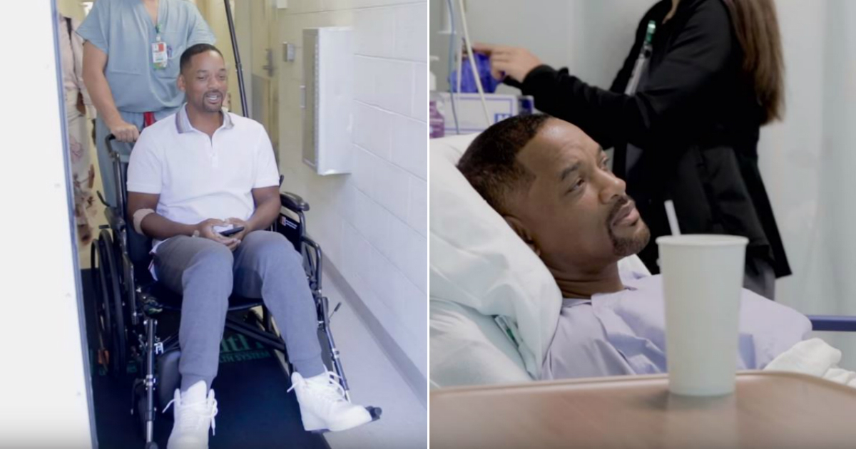 Will Smith en el hospital © Youtube / Will Smith
