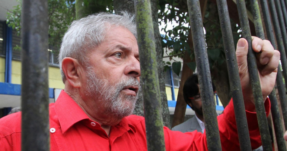 Ex presidente Luiz Inácio Lula da Silva en la prisión de Curitiba © Tribuna do Paraná