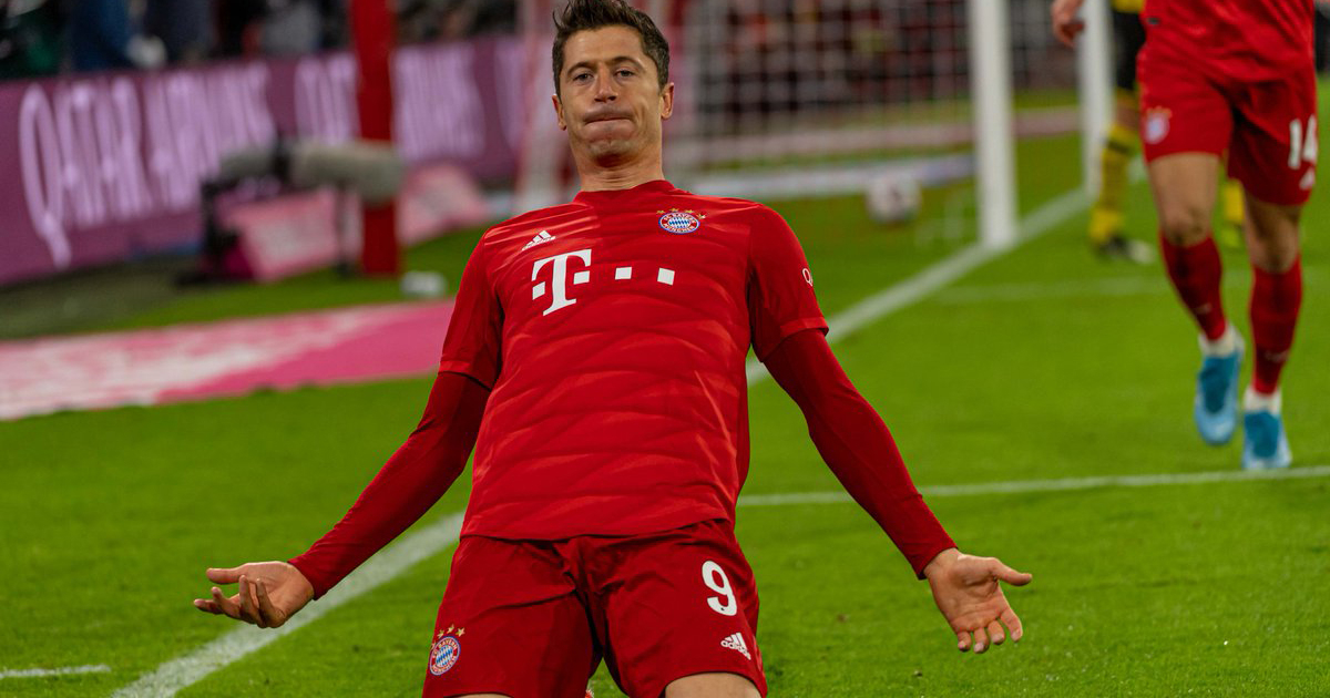Lewandowski, intratable. © Bayern München/Twitter.