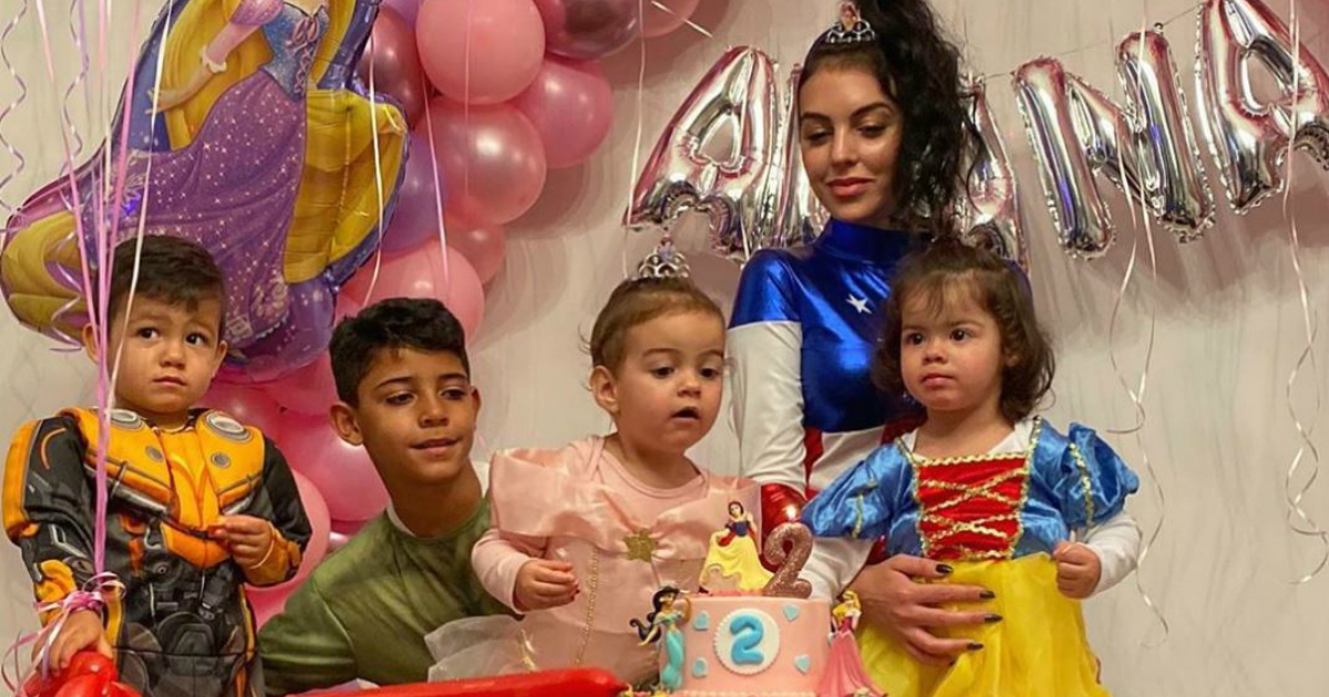 Alana, hija de Cristiano y Georgina, cumple dos años © Instagram / Cristiano Ronaldo