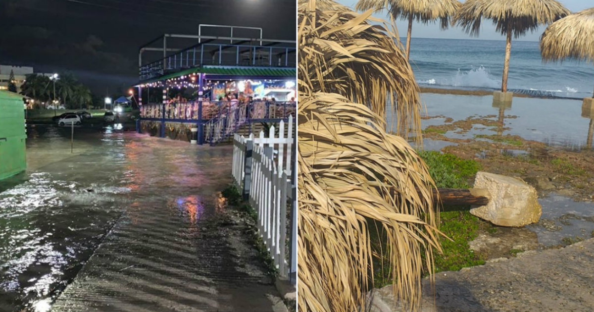 Acumulación de agua en el nuevo paseo marítimo © Facebook / Paseo Marítimo 1ra y 70