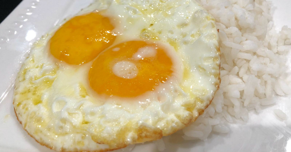 Arroz con huevos fritos © CiberCuba