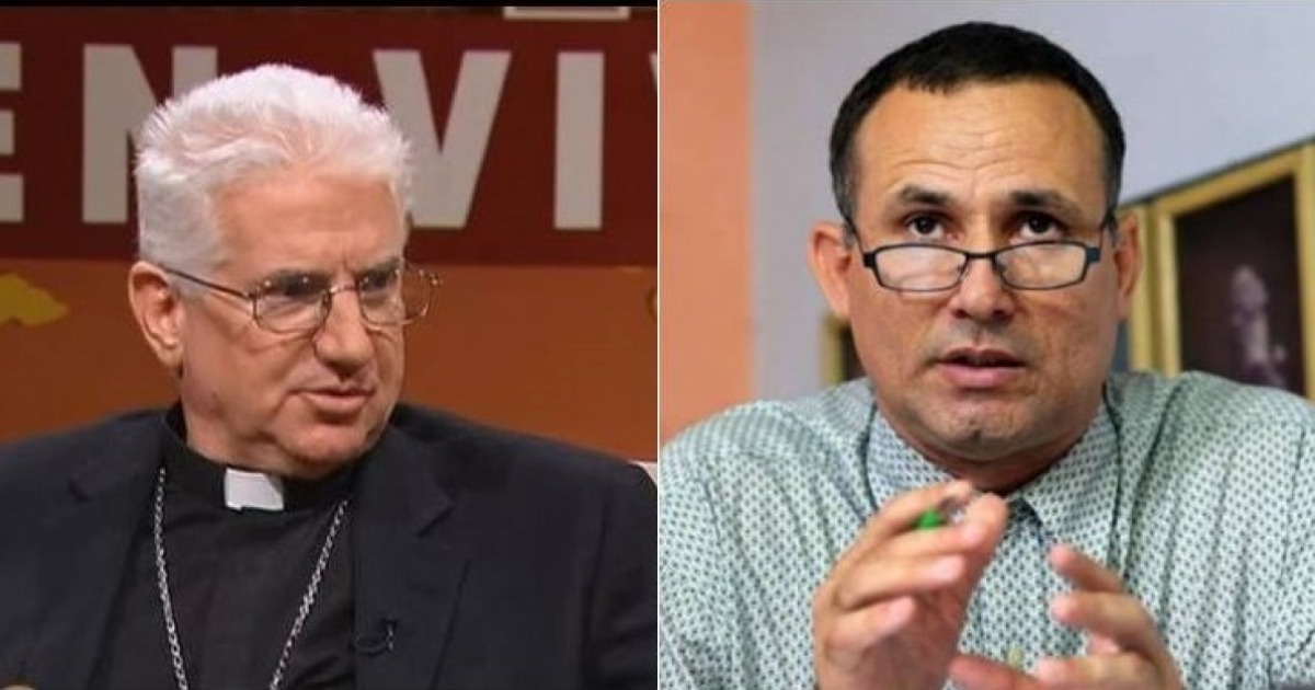 Monseñor Dionisio García Ibáñez y José Daniel Ferrer © Collage/ Captura de video en YouTube y Ernesto Ríos/ Facebook