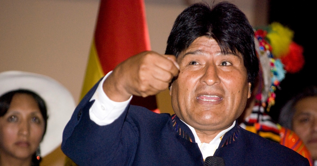 Evo Morales © Flickr/ Sebastian Baryli